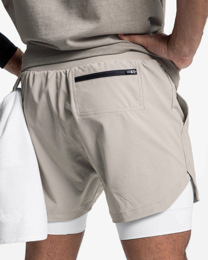 GymMax Men's 2-in-1 Shorts
