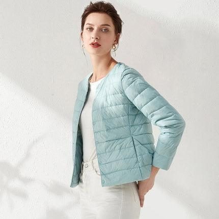 Women's Snap-Front Puffer Jacket