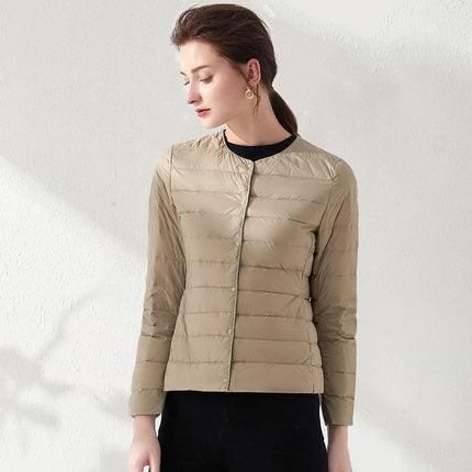 Women's Snap-Front Puffer Jacket